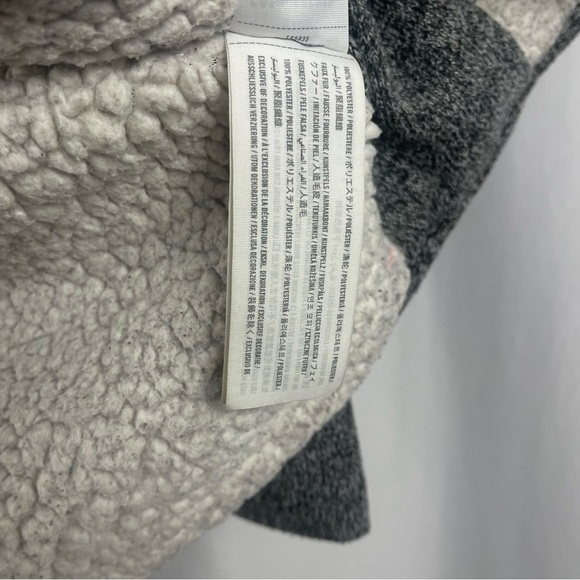 Abercrombie & Fitch XS Open Front Cardigan Sherpa Longline Warm Cozy Solid - Picture 6 of 8